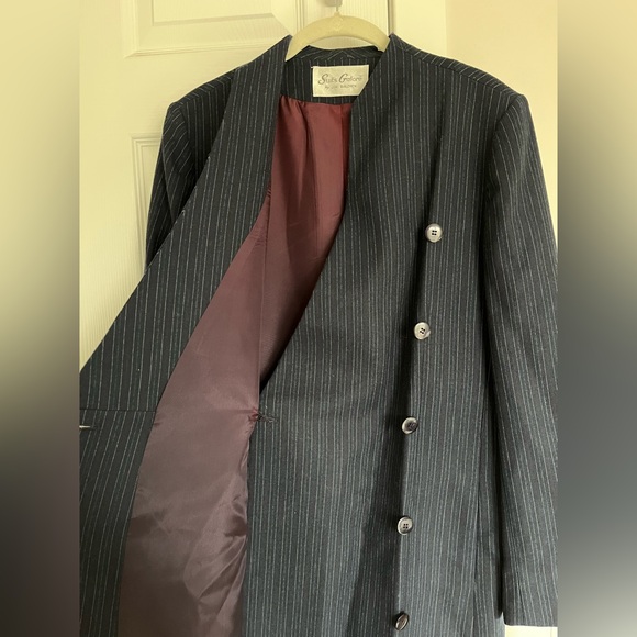 NWT - Vintage Jim Baldwin Suits Galore Merino Wool Coat (Size 16) - Picture 11 of 13